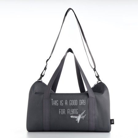 Road bag, textura, small size, color gray