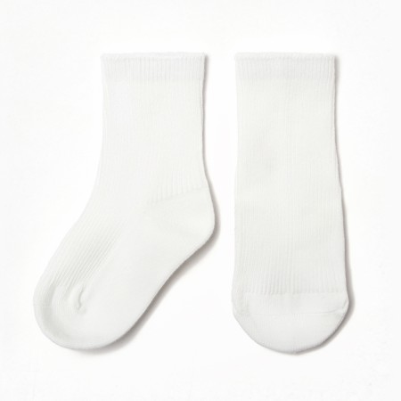 Children's socks minku, white color, 11-12 cm