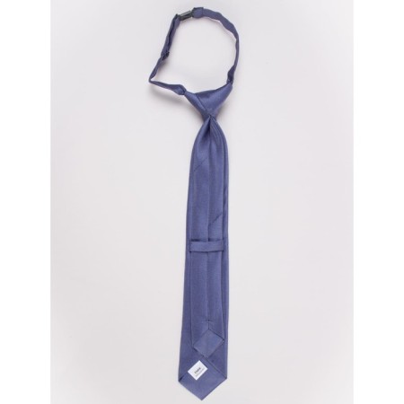 ISEE tie for boys, purple color, orange-1