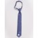 ISEE tie for boys, purple color, orange