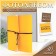 Photo album 30 sheets "bright yellow" leatherette (on rings) 22.5x18x3 cm