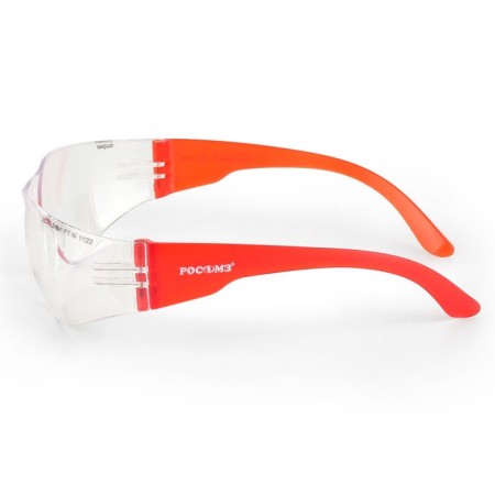 Glasses Protective Rossus O15 671009, with polycarbonate lenses, open type, transparent-1