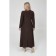 Women's dress, size 64, dark brown color