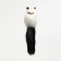 A toy for cats "cat-arc", artificial fur, housing 7 cm, white/black