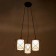 Lamp Bayerlux 34526/3 E27 40W black 50x50x21-121 cm
