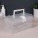 Organizer with a 1 Sectic lid 19.5*12*11cm transparent/Bel V/u UKL QF