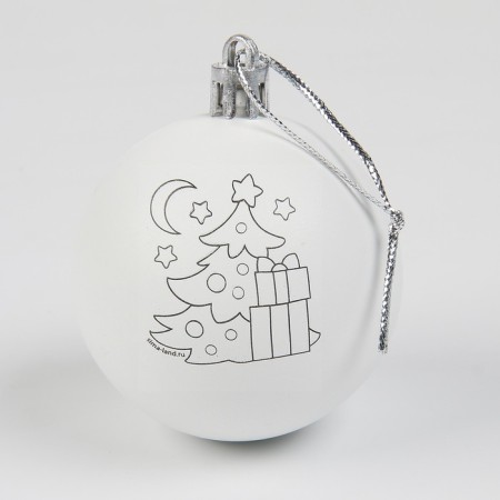 Set for creativity Christmas balls for coloring “Let dreams come true”, set 4 pcs-5