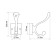 Furniture hook Cappio Eternity, two -rod, black