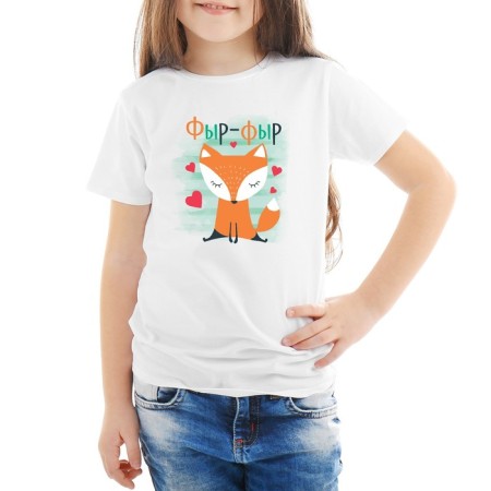 Thermonacleka for decorating textiles Children's "Fox", 14 x 14 cm-1