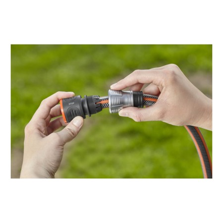 Connector with Aquastop, 1/2 "(12 mm) - 5/8" (16 mm), plastic, Gardena Premium-1