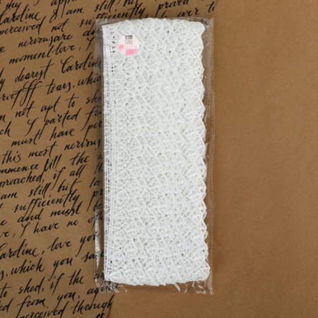 Lace Hipure, 30 mm × 9 ± 0.5 m, white color-3