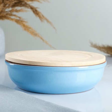 Set for the junction "Vyatka No. 3" (3 containers / 1l. + 3 wooden covers), blue-1