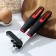 Knife of the canned share digm, 21 cm, stainless steel, black color, red