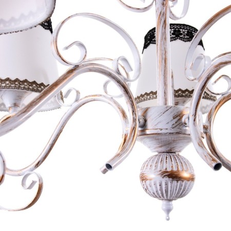 Deborah chandelier 5x40W E14 Patinated gold 65x65x65 cm Bayerlux-4