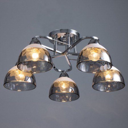 Aquil chandelier 5he27 40W chrome 45x15x22 cm Bayerlux-1