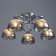 Aquil chandelier 5he27 40W chrome 45x15x22 cm Bayerlux