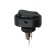 Clavicure switch 12V 30A (3C) On-off Black oval with yellow LED backlight (RWB-523, ASW-20D)