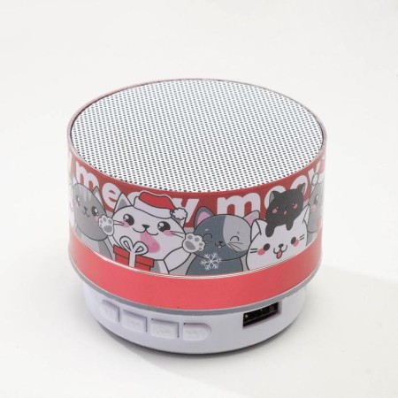 Portable New Year's “kittens” column, for the New Year, Bluetooth, USB, 6.9 x 6.9 x 5.2 cm-3