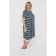 Women's dress, size 64, dark blue color