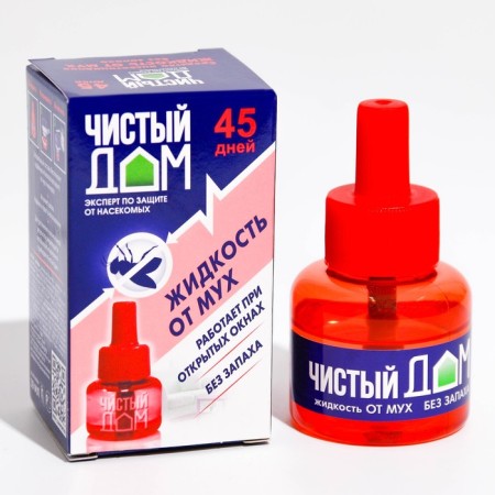 An additional bottle of flies from flies and mosquitoes "Clean house", without smell, 45 days