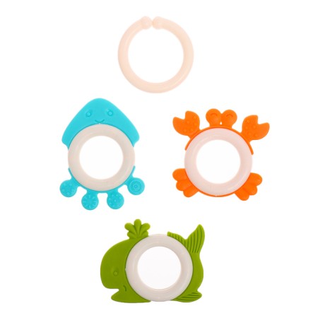 A set of rattles with teeth teeth, 13 items-12