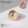 Ring "Shar" space, color gold, dimensionless