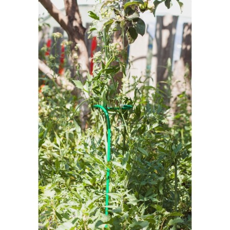 Builder for flowers, d = 20 cm, h = 120 cm, leg d = 1 cm, metal, green-4