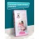Children's toy: a table for feeding with a soft seat, the collection "Diamond Princess" White