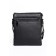 Bag Cross-Body Men, genuine leather, de-gosa black, 19x6x22 cm