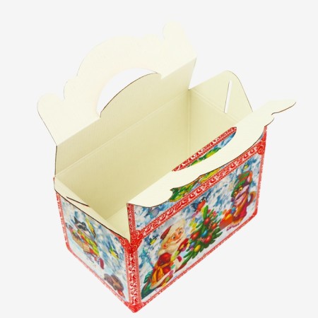 New Year. The gift box "Adventures begin" New Year's suitcase medium 20 x 12 x 19 cm.-3