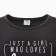 Night shirt female, black color/print, size 46