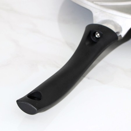 Summary pan, d = 32 cm, plastic handle, anti-stick coating, color dark marble-4