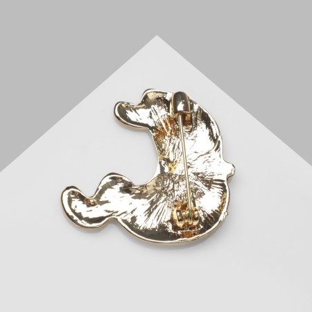 Brooch "Ghost" Funny, color in gold-3
