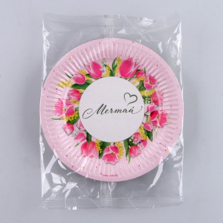 Disposable paper plate "Dream", 18 cm-3