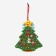 Decorative decoration (suspension) "Christmas tree" 23x19.5 cm