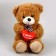 Soft toy "Happiness is you", Bear, Mix