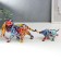 Souvenir Polystone "Elephant and Elephant" graffiti set 2x8.5x26 cm 8.8x5x17 cm