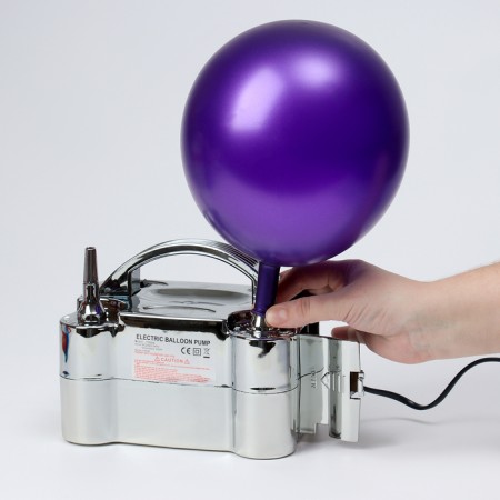 Compressor for balloons, color silver, without batteries-6