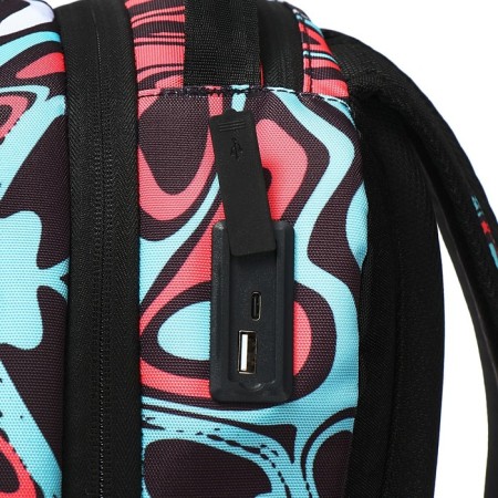Youth backpack 39 x 30 x 17, ergonomic back, Devente Label 19l, + USB Gravity 7032438-15