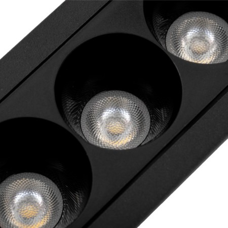Introductive lamp, Artin, rectangular 414x45x555mm LED 30W 2400LM 4200K Al Black 59941-4