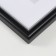 Photo frame Plastic "Mira" 13x18 cm, 636477-5, black with silver (plastic screen)