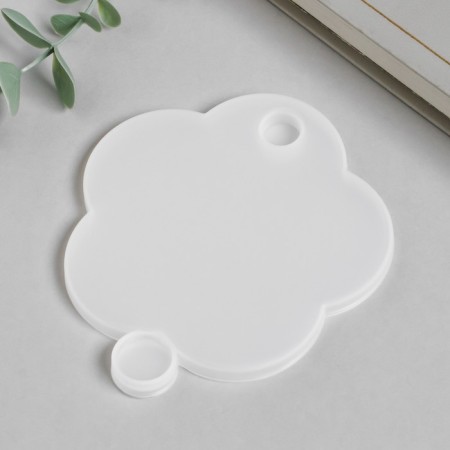 Mold Silicon "Casket Flower - cover" 9.8x10.5x0.7 cm