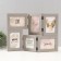 MDF photo frame in 6 photos 10x15 cm, 10x10 cm "Riddle" gray 33x47.8x1.1 cm