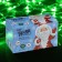 Garland “thread” 10 m, IP20, transparent thread, 100 LED, green glow, 8 modes, 220 V