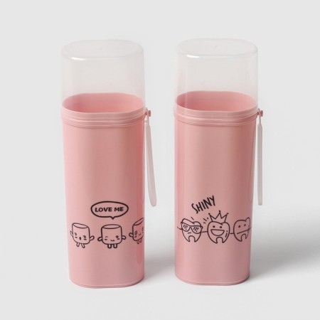 Case for toothpaste and brushes, 6.3 × 4.5 × 19.8 cm, mix color-5