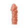Nozzle with additional stimulation, realistic, TPR, bodily, 14.7 cm