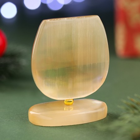 Souvenir "On Health", on a stand, Selenite-2