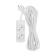 Extension cord Standard 2 nests, 5m, 2x1.0mm², b/s, white rexant