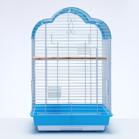 BD-3/1O bird cage, opening roof, 47.5 x 37 x 70 cm, blue-5