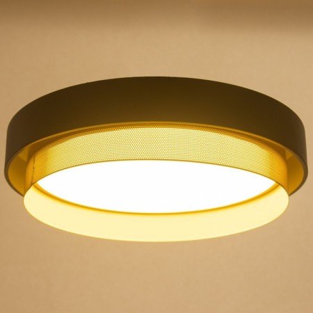 Luer with PDU "REGO" LED 120W 3000-6000K Black-gold 50x50x10 cm Bayerlux-3